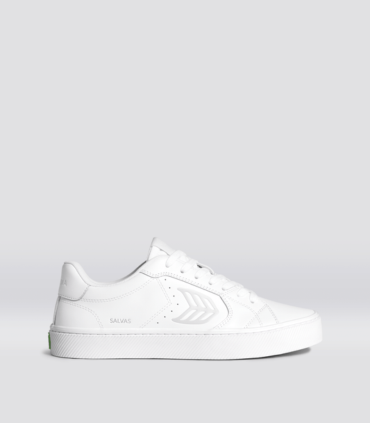 SALVAS White Leather Sneaker