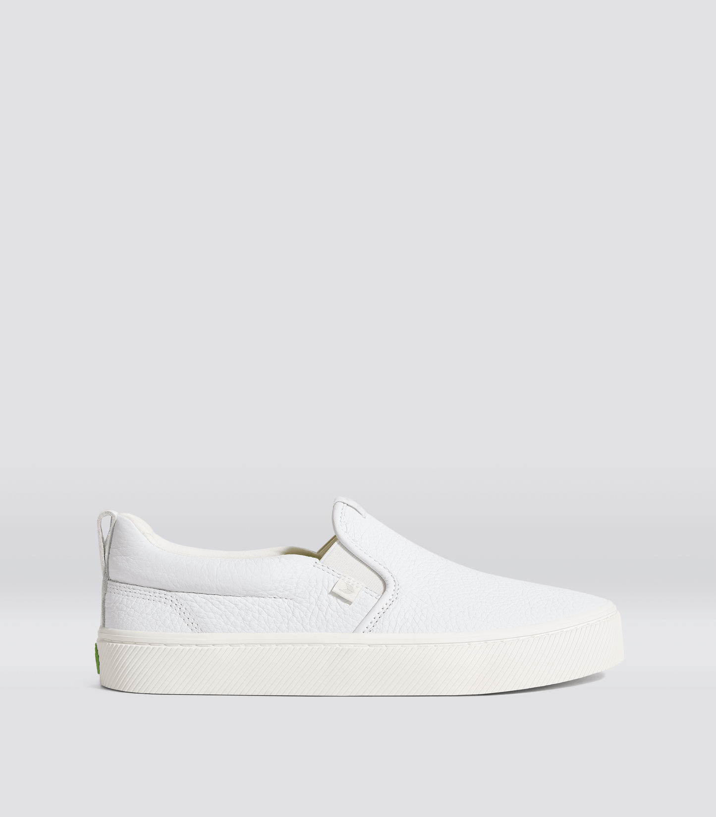 SLIP-ON White Premium Leather Sneaker