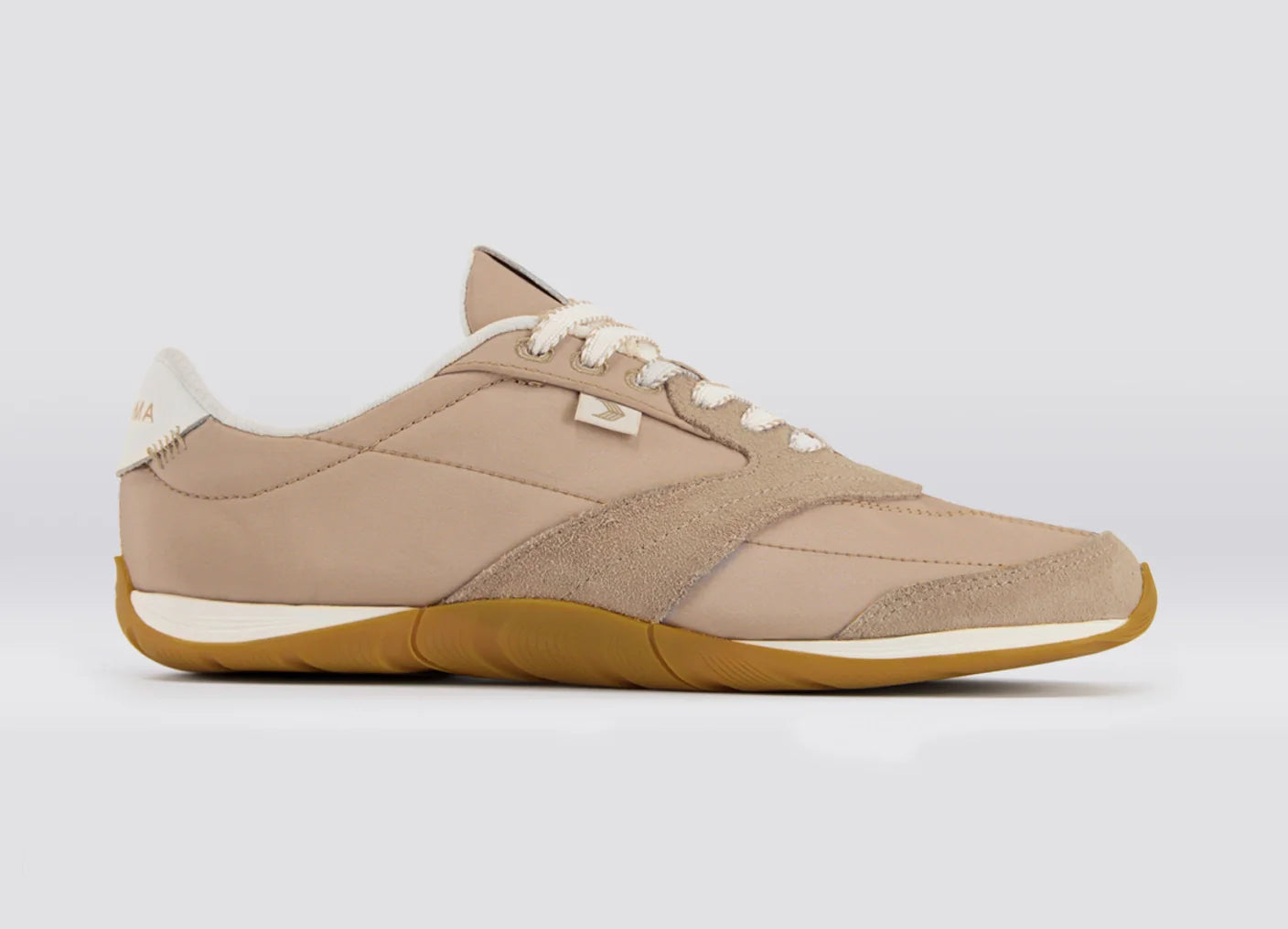 SUTAI Nylon and Suede Desert Taupe