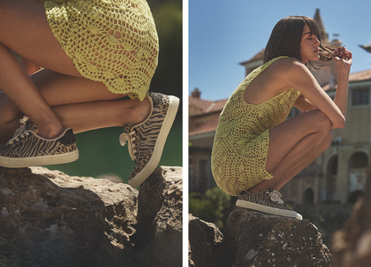 TOCA Zebra Leopard Print Suede Sneaker