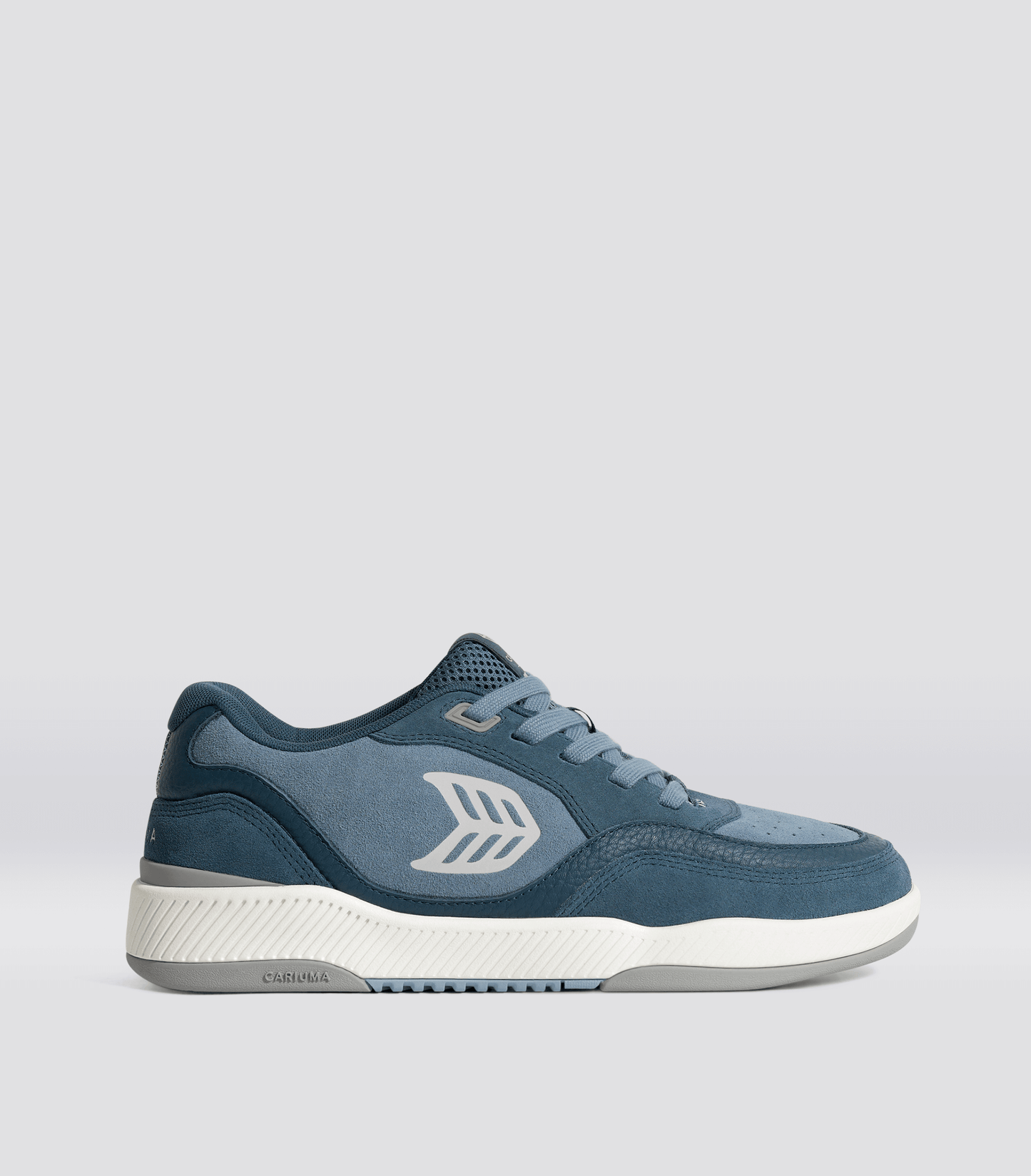 UBA Orion Blue Suede Off-White Logo Sneaker