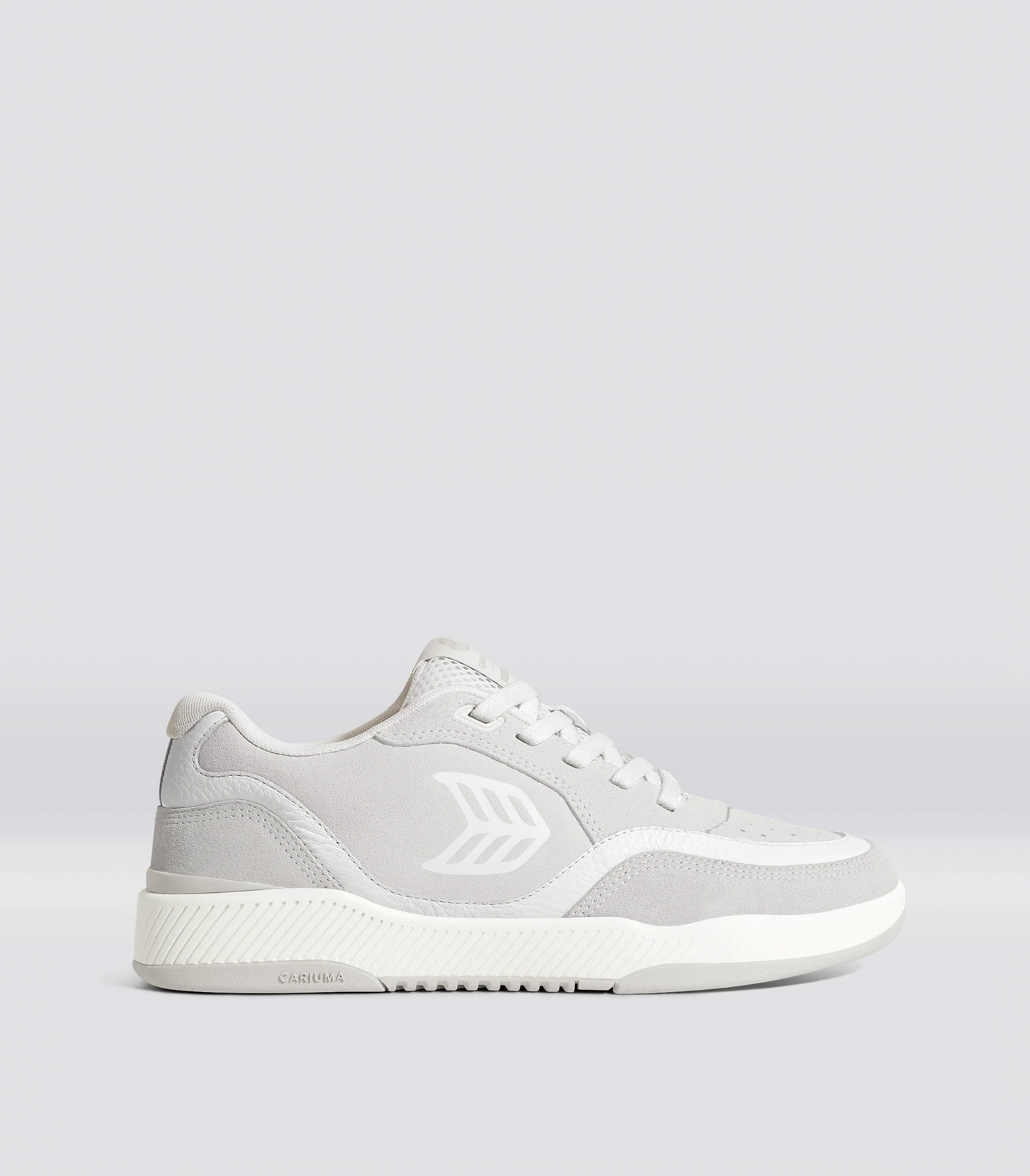 UBA Smoke White Suede White Logo Sneaker