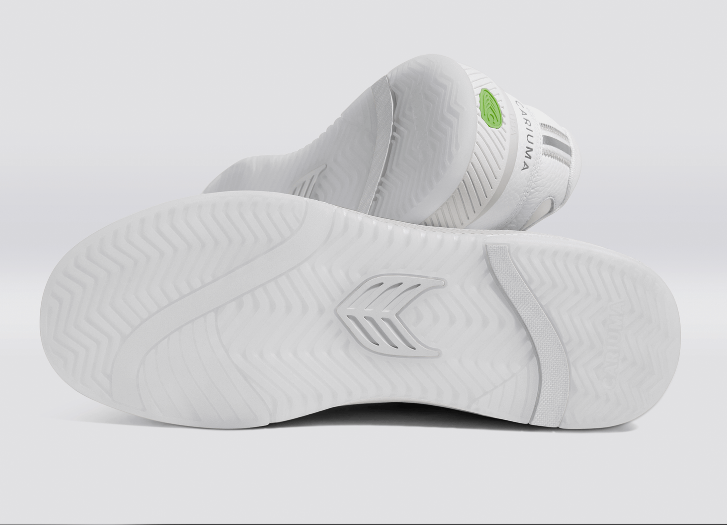 UBA White Premium Leather Ice Logo Sneaker